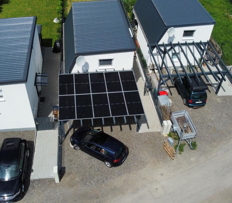 Photovoltaik Anlage auf Einfamilienhaus in Donaustadt 1220 Wien